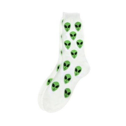 Ladies Alien Socks (Size 9-11) ❤ liked on Polyvore