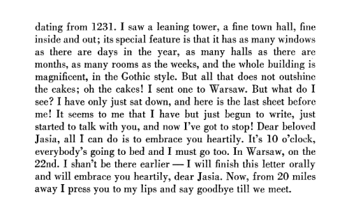 Frédéric Chopin, in a letter to Jan Matuszyński, dated 1825