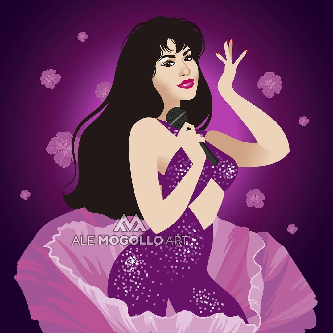 Alejandro Mogollo Art — Legendary Queen of Tejano Music Selena...