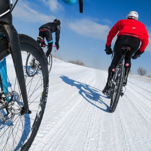 rodeo-adv-labs:If “Ice Road Truckers” we’re a show about bikes. @wildernesstrailbikes @castellicycli