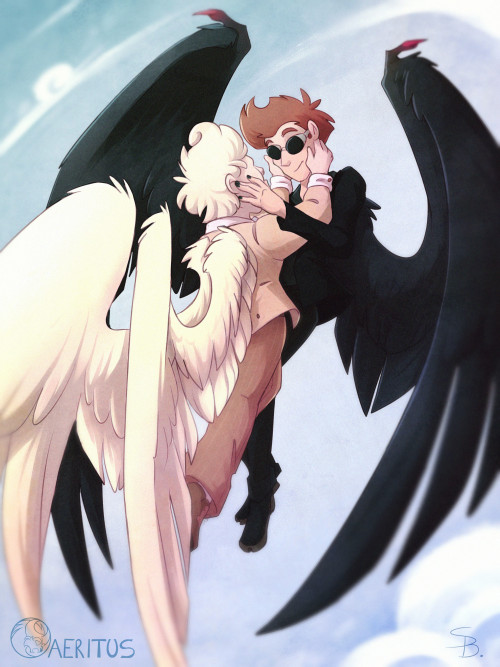 aeritus:  I’ve allowed myself ONE fanartonly one I swear &gt;_&gt;;;;But look at those fluffy wings, I so love how those came out!Step by step + .sai &amp; .psd file are avaiable on my Patreon!