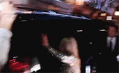  Lady Gaga meeting fans at the Chateau Marmont in Los Angeles       