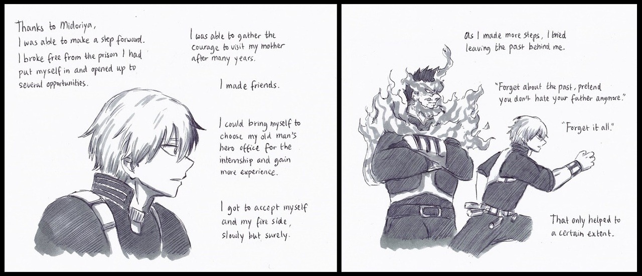 usa-chins:  Part 2  A comic I doodled after the U.A &amp; Shiketsu babysitting
