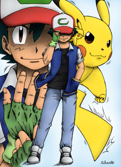 rohanite: Pokeani Week Day 2 - Favourite Character: Satoshi / Ash KetchumHappy 20th anniversary~