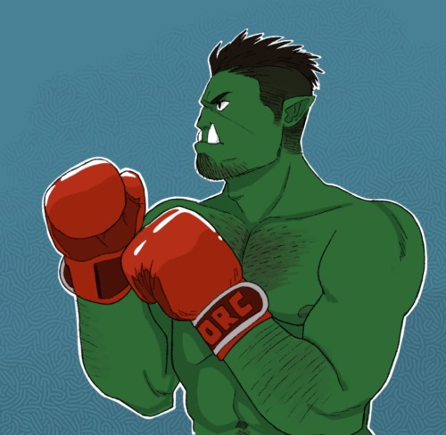 Couple Of Orc Boxers, Inspired By @orcboxer's Pfp :)