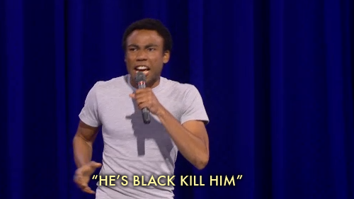 rurone:  raptorific:  timecannotberewritten:  raptorific:   Donald Glover on the suggestion that he play Spider-Man  Doctor Who fans should probably be prepared for this, because this goes down every time a new Doctor is going to be cast and a black actor