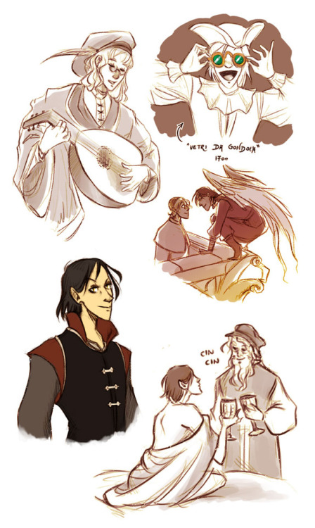 sator-the-wanderess: Some Historical Omens and Leonardo da Vinci v/s Aziraphale, because as @sous-le