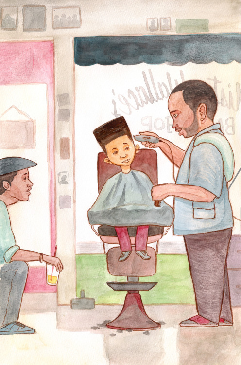 robtrujilloart:
“ Tumblr universe, please assist me in spreading the word about this.  This is it. I’m finally doing it. I’m launching a Kickstarter campaign for my first ever self-published children’s / picture book called Furqan’s First Flat Top....