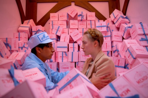  Annie Atkins:  Last year I spent a very snowy winter on the German-Polish border, as the lead graphic designer on Wes Anderson’s Grand Budapest Hotel. Working with Wes and his production designer Adam Stockhausen, we created all the graphic props and