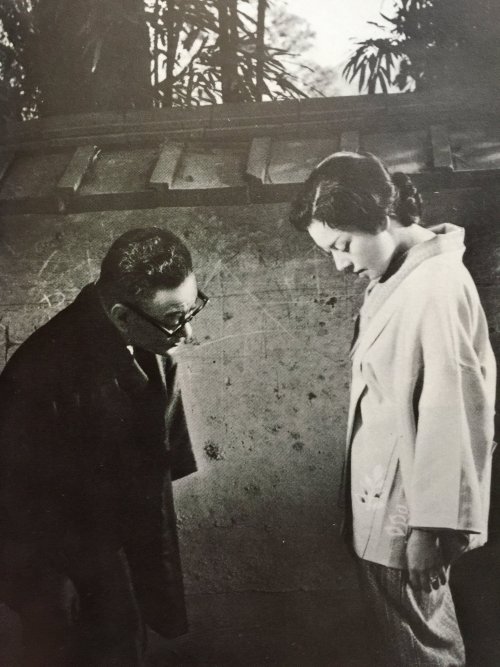 thekimonogallery:Kojiro Nakamura and Machiko Kyo" 1959