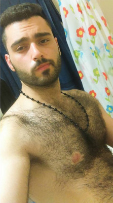arabfitnessgods: Meet my sexy Syrian officemate.  Ahmed is one hell of a nice guy. I asked him if I can grab a photo from his instagram to be posted here, he just said “Take a photo where I am a sexy god” with all the winks a straight guy can give.