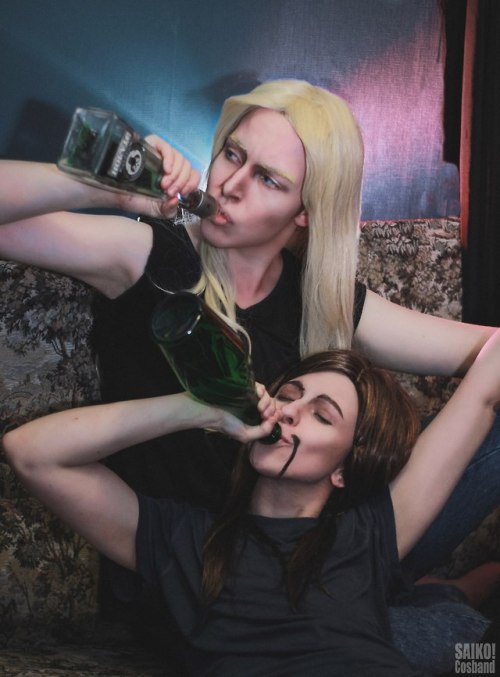Skwisgaar and Toki cosplay test just for fun&hellip; and love. AND METAL! Skwis - www.insta