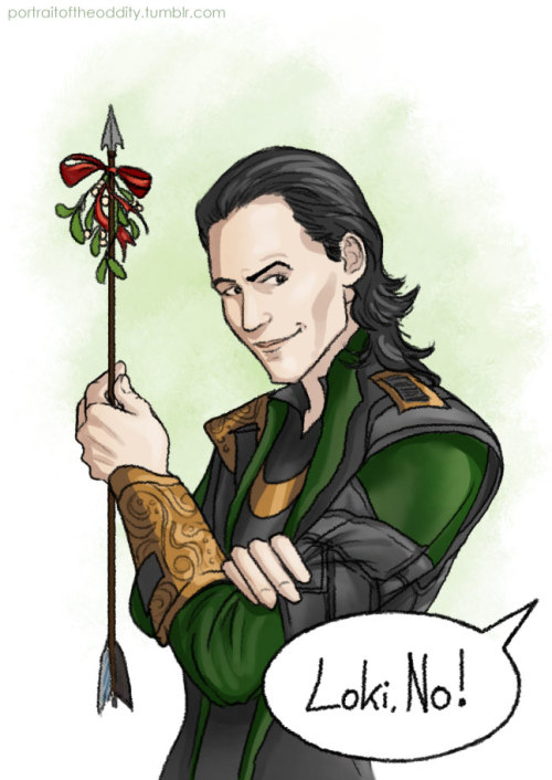 portraitoftheoddity:THAT IS NOT WHAT THE MISTLETOE IS FOR!!!