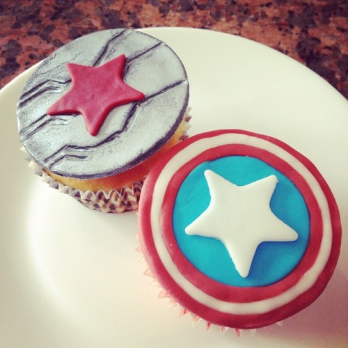 #Stucky#CaptainAmerica#WinterSoldier#Cupcake