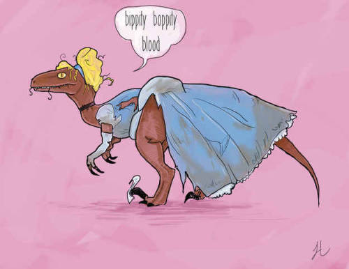 a-night-in-wonderland: Disney Princesses As Raptors