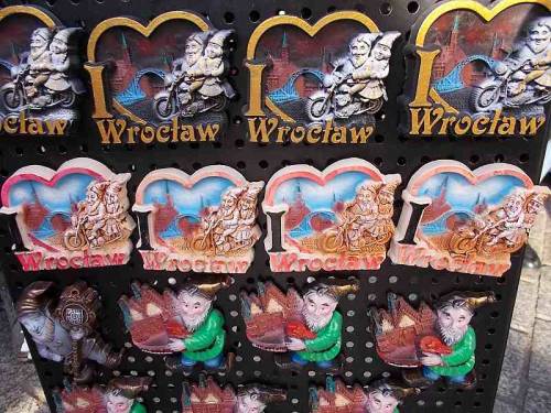 Magnets from Wroclaw, Poland.