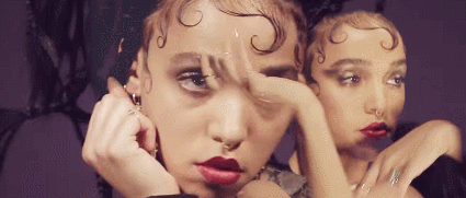 glassandpatron:  FKA twigs behind the scenes for Complex Magazine.