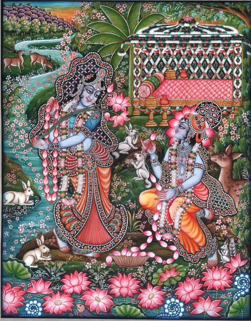 Krishna and Yamuna