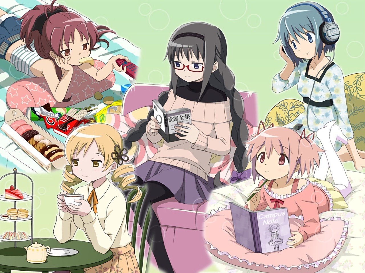 hourai:  Official art from Puella Magi Madoka Magica Online 