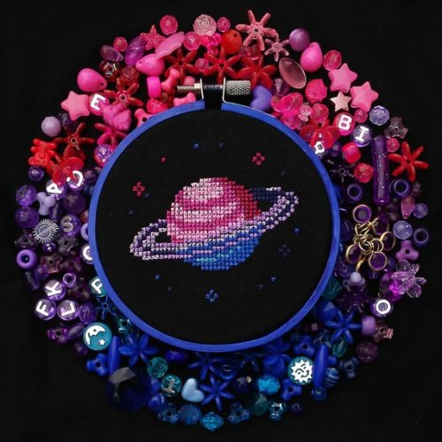 snootyfoxfashion: LGBTQ+ Planet Cross Stitch Patterns from Mathysphere Gay / Transgender / Bisexual