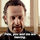 macheteandpython:  Rick Grimes in every episode - TryYou still don’t get it. None of you do! We know what needs to be done and we do it. We’re the ones who live. You, you just sit and plan and hesitate. You pretend like you know when you don’t.