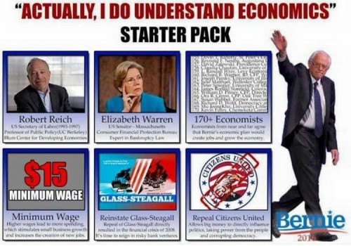 liberalsarecool: cuzyouwanttotakemypicture: To those who feel Bernie doesn’t understand econom