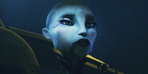 stillwinterair:  “Once, I was just like you… but I’m not that person anymore. Now, I have a future.” Asajj Ventress in s4e20 - Bounty 
