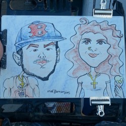 Yup, caricature at Dairy Delight! #mattbernson