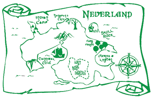 hashtagneverland:Transparent Neverland Map 