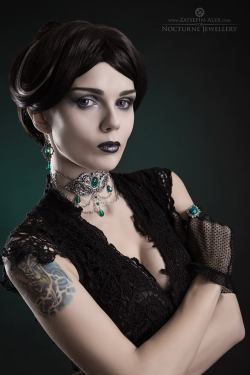 Gothicandamazing:  Model: Elisanth Photo: Zatsepin Alex Jewlery: Nocturne Jewellery Custom