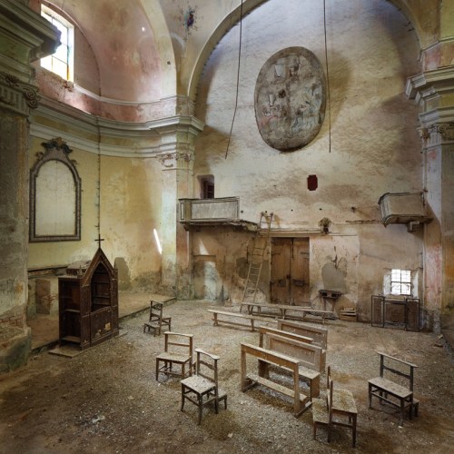pairedaeza:Abandoned Italian church, by Henk Van Rensbergen