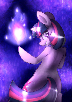 Magic User: Twilight Sparkle by Lizzyoli-Ravioli