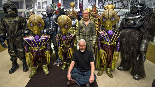 Finally for today’s #MonsterSuitMonday, here’s the amazing Rick Baker with some of his c