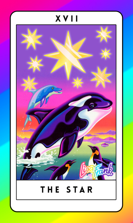 stuffmomnevertoldyou:Y’all, Lisa Frank went and made Tarot cards (and Death is a bunny riding a rain