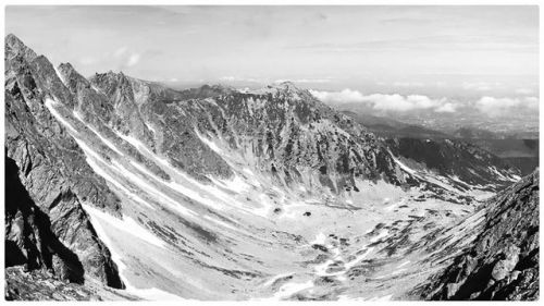 View from the Krzyżne pass. . . . #blackandwhitephotograph #blackandwhite_photos #blackandwhitephoto