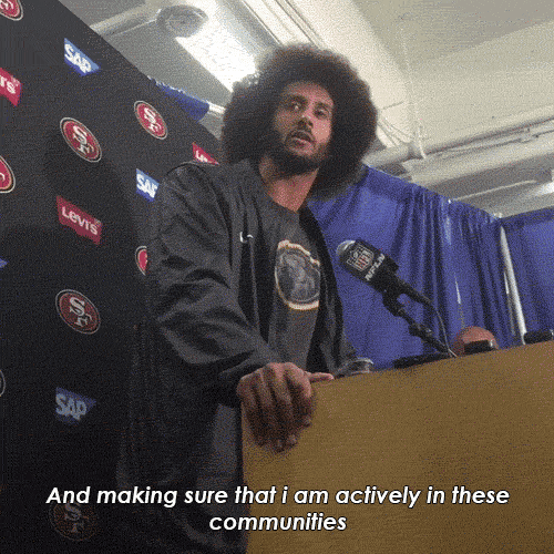locsofpoetry:dragonpark:blackmattersus:QB Colin Kaepernick said he will donate $1 million to two dif