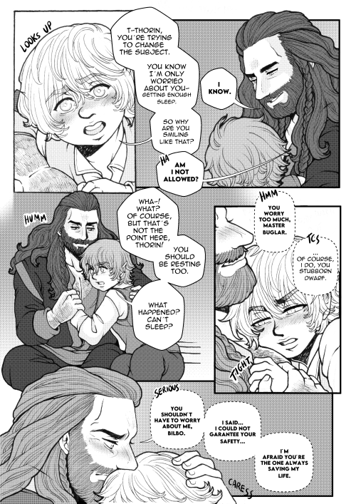  [Bagginshield Comic] [Pages 1 | 2 | 3 | 4 | 5 | 6 | 7 | 8 | 9 | 10 ] KISS KISS Fall in love. I did 