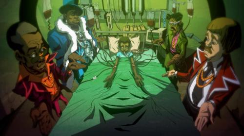 leseanthomas:  The wildly inappropriate shenanigans of late-night, adult animated TV courtesy of Black Dynamite: The Animated Series.  Season 2 coming 2014!!!! *NSFW*