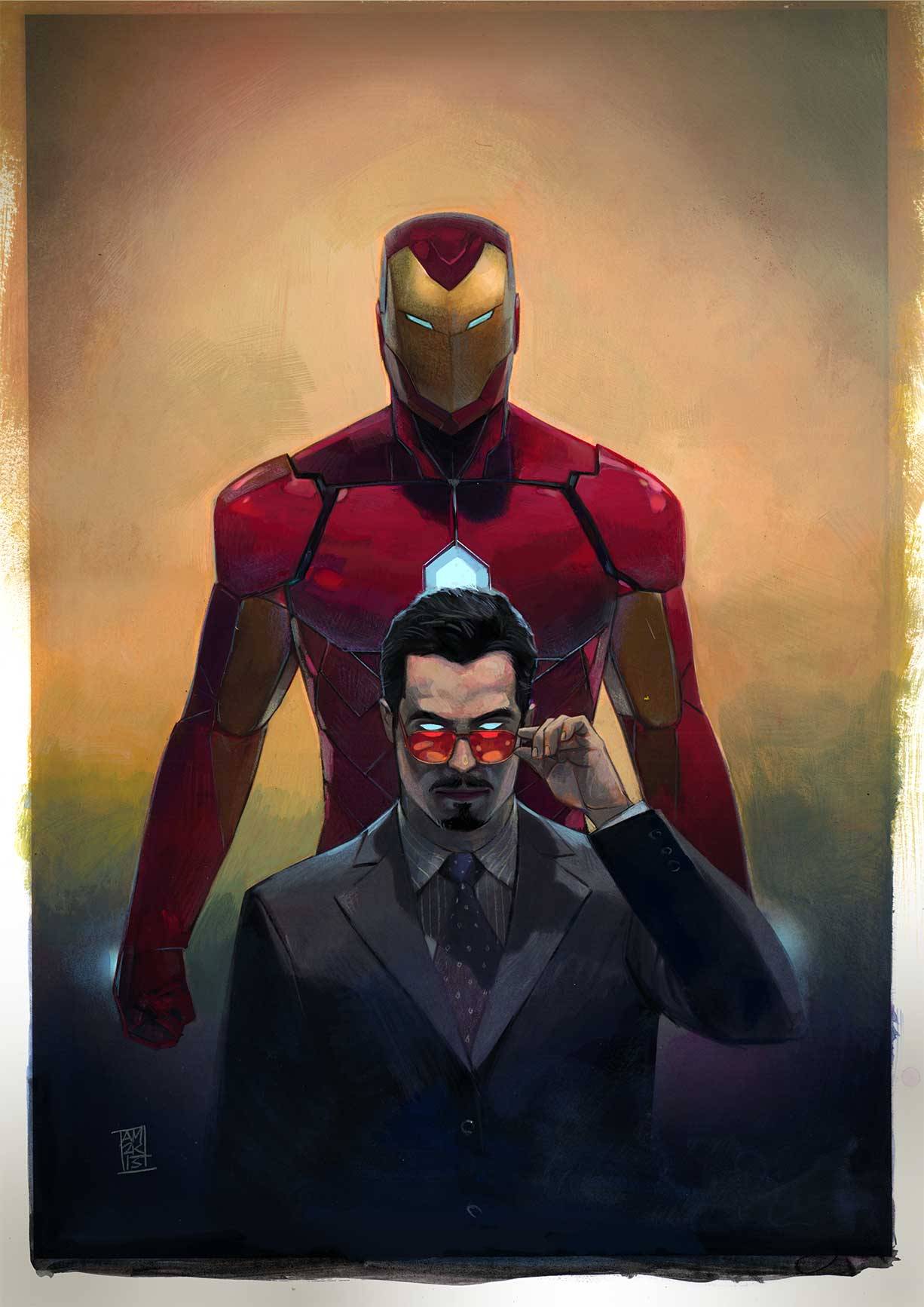 ARTWORK — INVInCIBLE IRONMAN variant cover for issue 1....