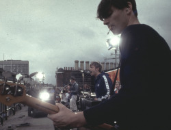 Utsto:  Blur Rooftop Performance At Hmv 363 Oxford Street, London, 1995