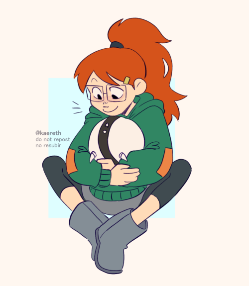 kaereth:    Tulip from Infinity Train for a kofi! This is my first time drawing her I think - what a cute kid!!