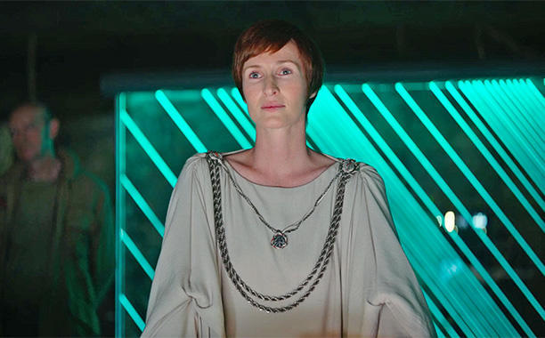 Mon Mothma holds off galactic Brexit in Rogue One: A Star Wars Story“If only the U.K. had Mon Mothma to lead it now.
”