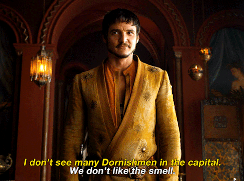 cassianadnor:PEDRO PASCAL as Oberyn MartellGame of Thrones | 4.01 Two Swords