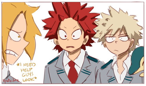 spatziline: BNHA POKEMON AU! And of course, a Kaminari comic for you @flipywaterboy ;) hope you like