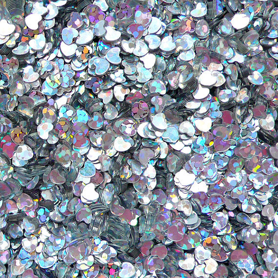 littlealienproducts:Heart &amp; Star Glitter Confetti from  MiniatureSweet  