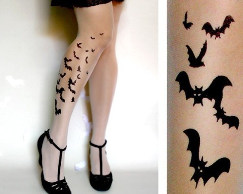 wordsnquotes:  Handmade Gothic Tights Create the Illusion of Being Inked Get them here! Keep reading