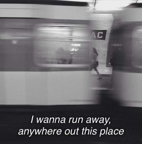 pessimisitic:  I need to leave.