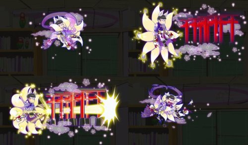 kidokon-kontsu:  The Upgraded Youkaimatsu (4 star)All of them are flying type