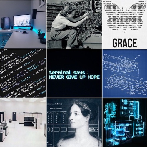 femmemoodboards - Computer Scientist’s Moodboard