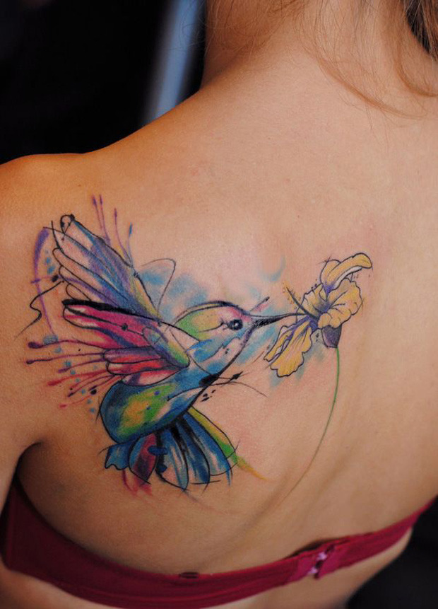 20 Stunning Watercolor Tattoos Perfect For ANYONE | YourTango